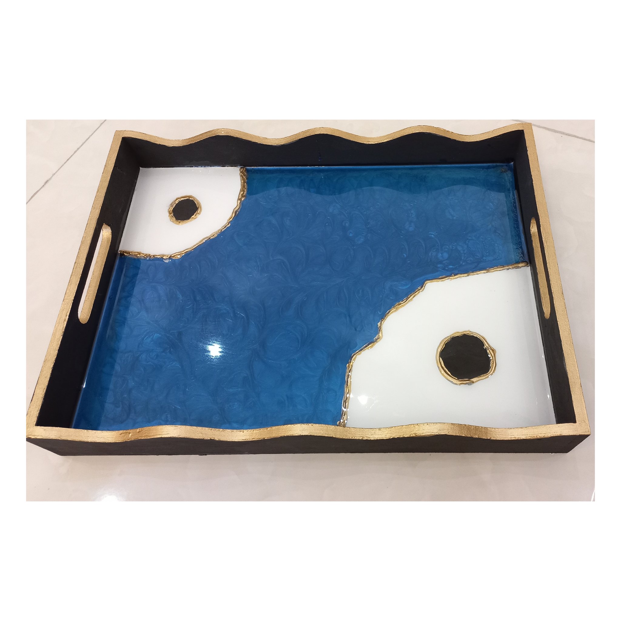 سینی چوب و رزین