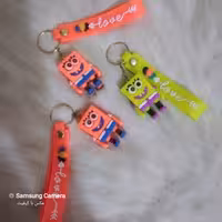 دسته کلید طرح باب اسفنجی زیبا و متنوع 