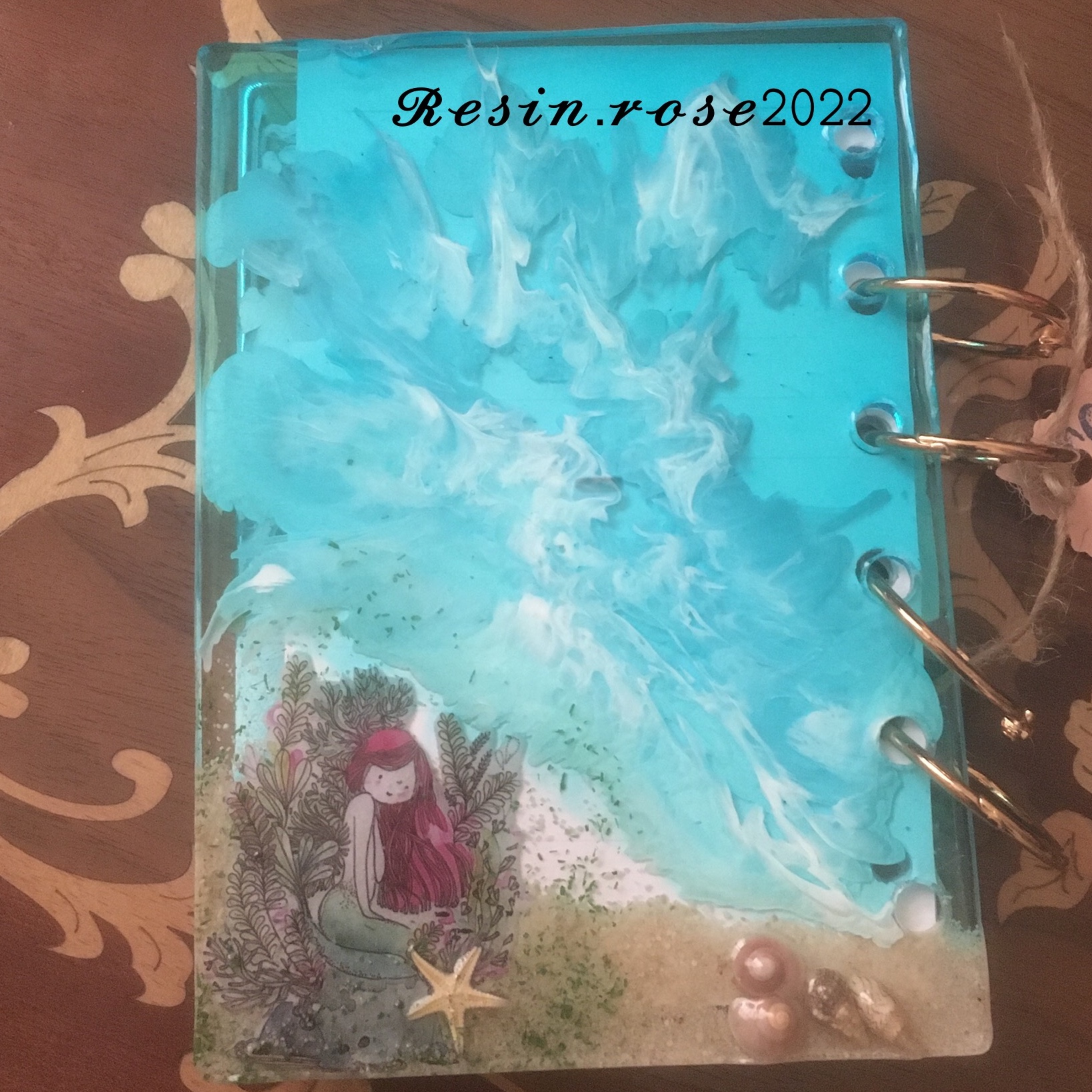 دفترچه دریایی با جلد رزین
