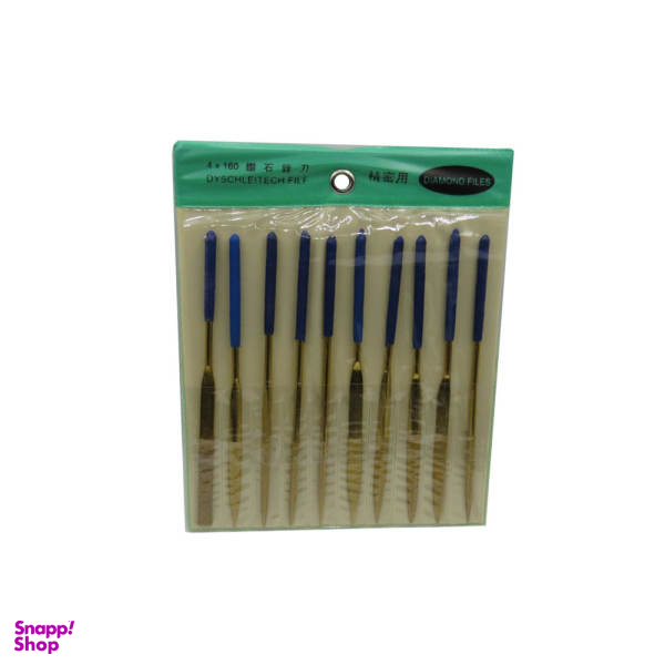 مجموعه 10 عددی سوهان الماسه مدل M-4x160