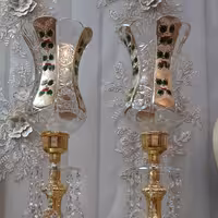 شمعدان طرح چک کریستال