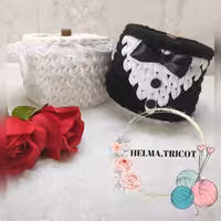 سبد تریکو طرح عروس و داماد