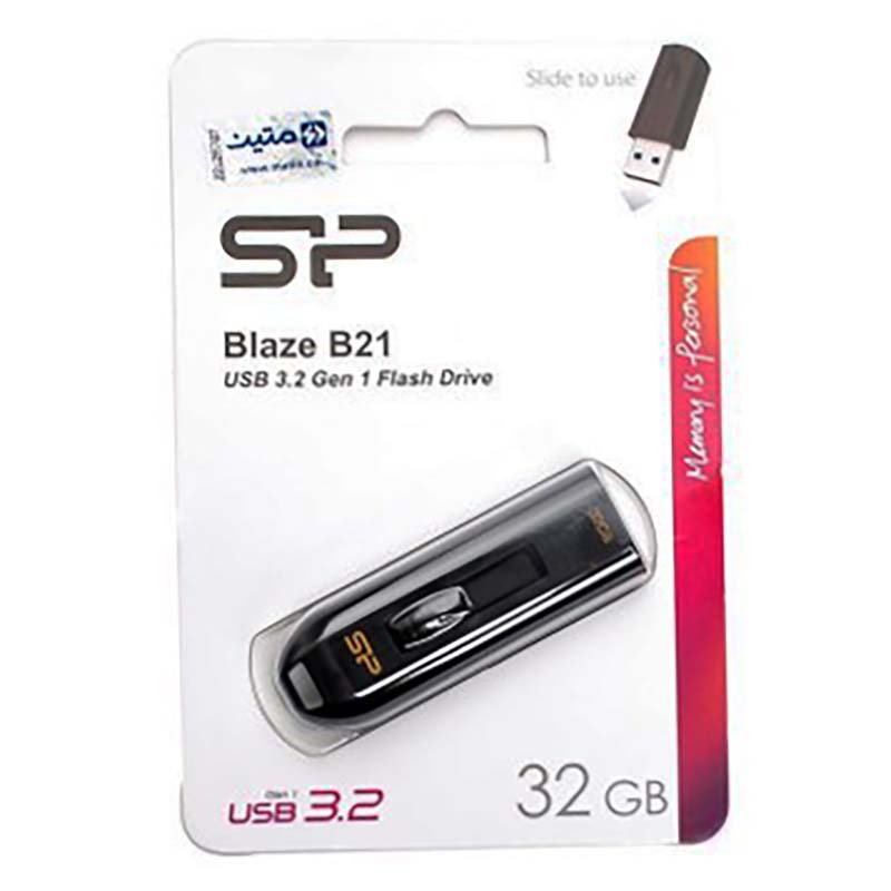فلش 32 گیگ سیلیکون پاور  Silicon Power Blaze B21 USB3.2
