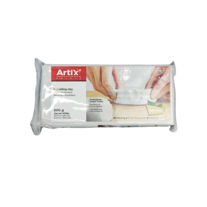 خمیر مجسمه سازی آرتیکس 500 گرم وایت