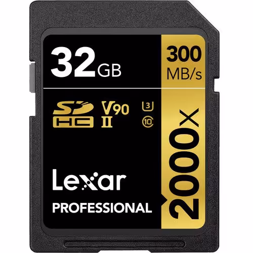 کارت حافظه لکسار مدل Lexar 32GB Professional SDHC UHS-II U3 300MB/s