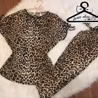 ست تیشرت شلوارپلنگی