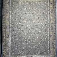 فرش 12متری طرح زیبا فیلی 1200شانه 3600تراکم گل برجسته نخ اکلریک کاشان 