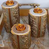 جاشمعی سه سایز  جنس پی وی سی    