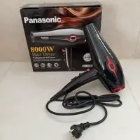 سشوار حرفه ای مارک پاناسونیک 8000 وات مدلPA-53HDدارای موتورAC دارای استاندارد دوتا تنظیم سرعت و سه تا تنظیم حرارت 