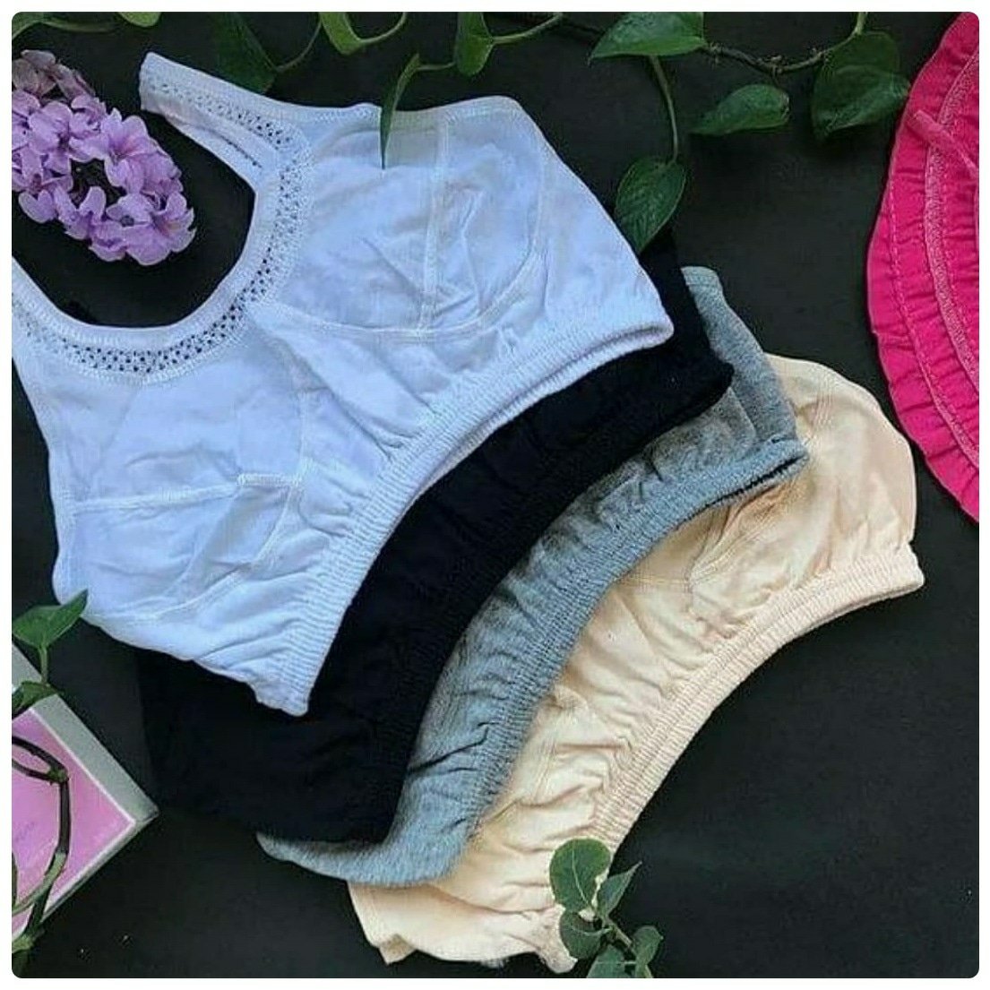 نیم تنه نخی اعلا زنانه بدون پد تمام نخ مخصوص تابستان