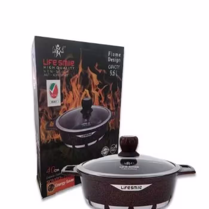 ماهیتابه گرانیتی سایز 40 لایف اسمایل مدل FLCMSHR 40

