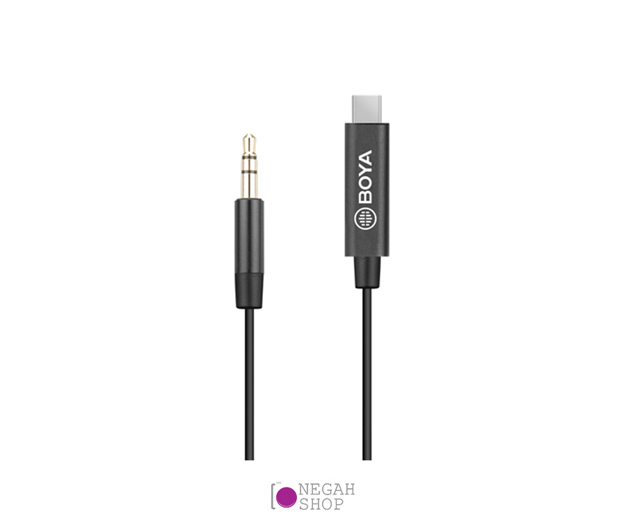 تبدیل بویا Boya BY-K2 3.5mm Male TRS to Male Type C
