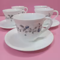 فنجان و نعلبکی آرکوپال پارس اوپال طرح آبی فنجان آرکوپال  و نعلبکی آرکوپال (ست چایخوری )