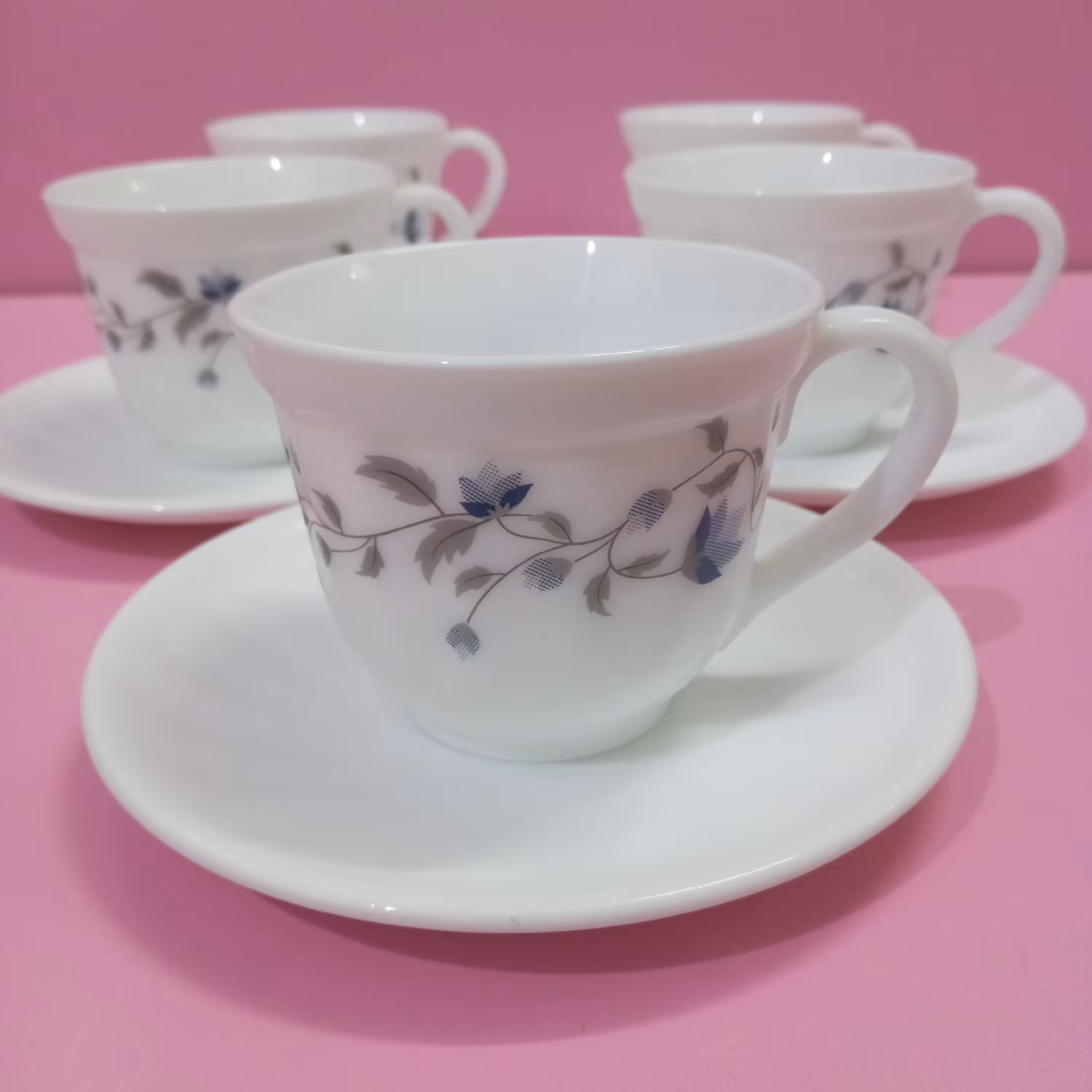 فنجان و نعلبکی آرکوپال پارس اوپال طرح آبی فنجان آرکوپال  و نعلبکی آرکوپال (ست چایخوری )