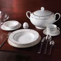 سرویس چینی زرین طرح روما 102 پارچه