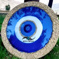 تابلو رزینی چشمنظر دیواری قطر 30 ارسال رایگان