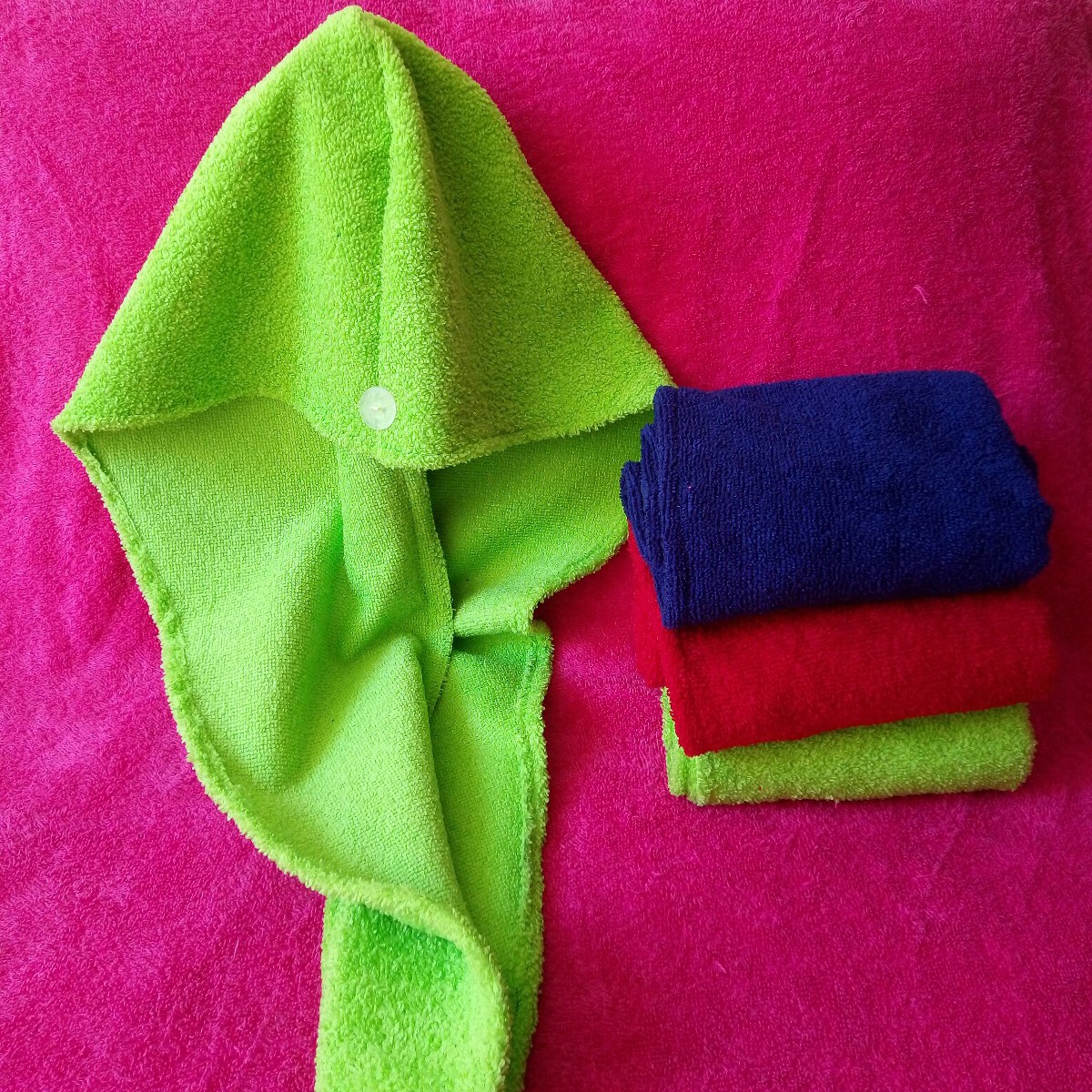 حوله سر جادویی مدل هندی با کیفیت جذب بالا 