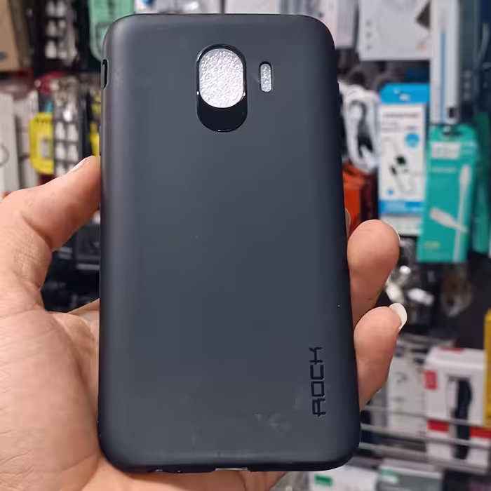 قاب گارد کاور Samsung j4 2018طرح مشکی ژله ای سامسونگ جی چهار دوهزار هجده 
