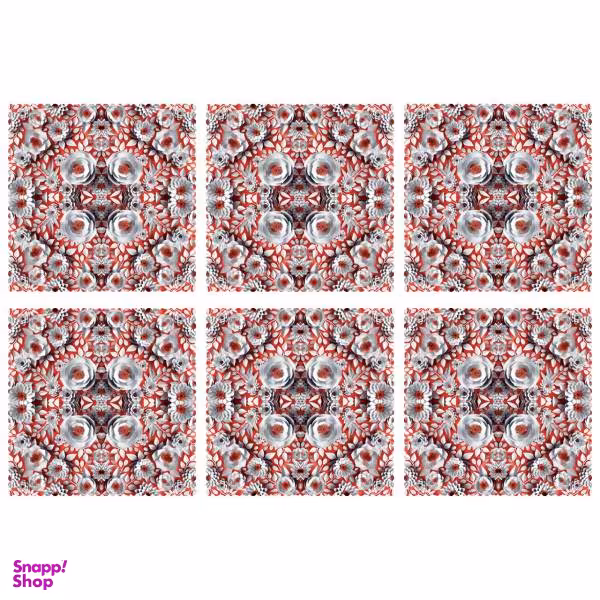 زیر بشقابی کد U1-42068 بسته 6 عددی چند رنگ سایز 30*30 سانتی‌ متر