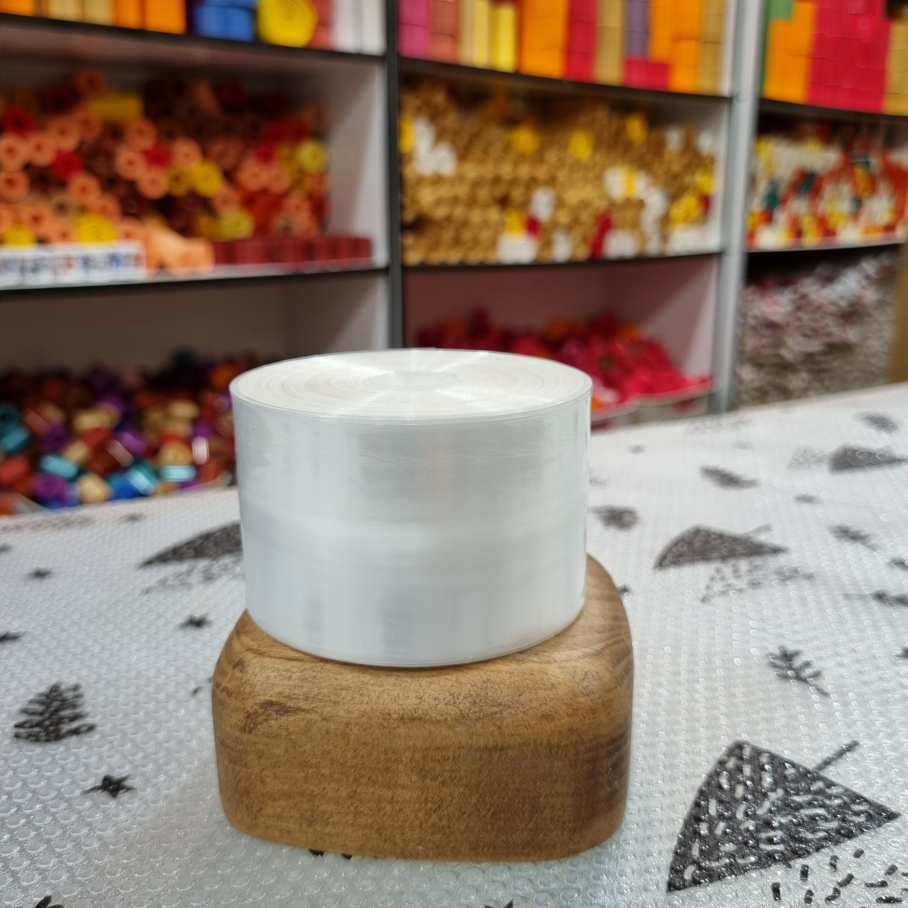 کاور 50 متری سوسیس کوکتل و کراکف سایز 5 سانتیمتر بی رنگ شفاف