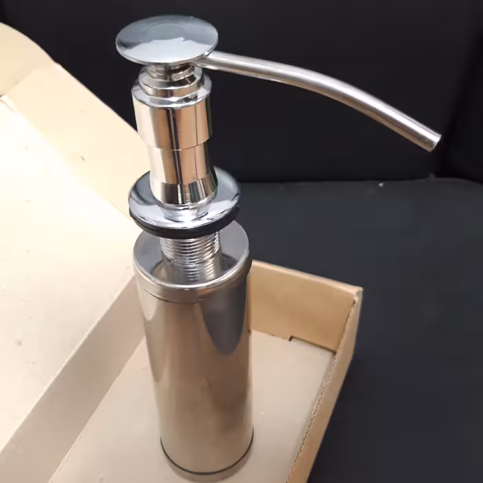 جا مایع ریز  توکار پمپی سینک ظرفشویی جنس تمام استیل درجه 1 