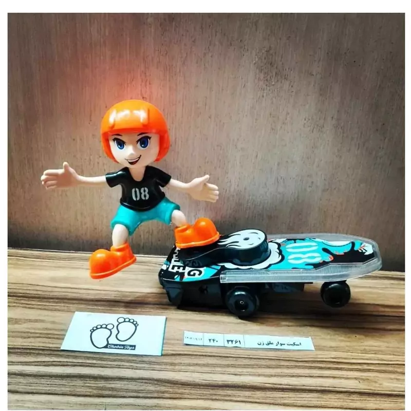 اسکیت ملق زن باطری قلمی خور موزیکال  متحرک