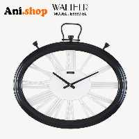 ساعت دیواری قطر 65ترکیب چوب و فلزE6563_BL