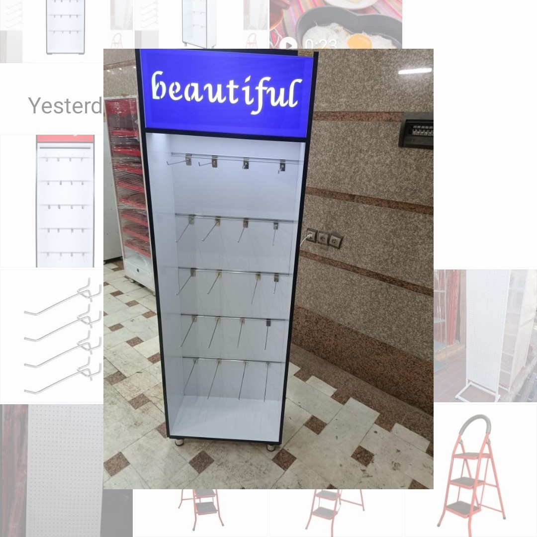 استند آویز شاخک دار  خشکبار و بهداشتیجات.کرایه وانت شهری به عهده مشتری( ارسال با  باربری بین شهری و پس کرایه ) می باشد