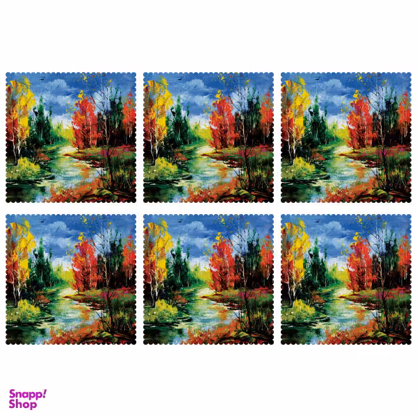 زیربشقابی مدل U1-42111 بسته 6 عددی