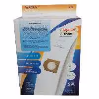 کیسه جاروبرقی ماکان  مناسب برای جاروبرقی های سطلی پلار و تیوا بسته 3 عددی 