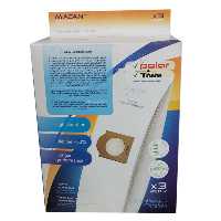 کیسه جاروبرقی ماکان  مناسب برای جاروبرقی های سطلی پلار و تیوا بسته 3 عددی 