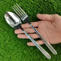 ست قاشق و چنگال استیل نگیر 12 پارچه گیلدا طرح دونا براق GILDA بسته 6+6 عددی با ارسال رایگان