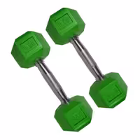 دمبل مدل شش ضلعی وزن 4 کیلوگرم بسته 2 عددی