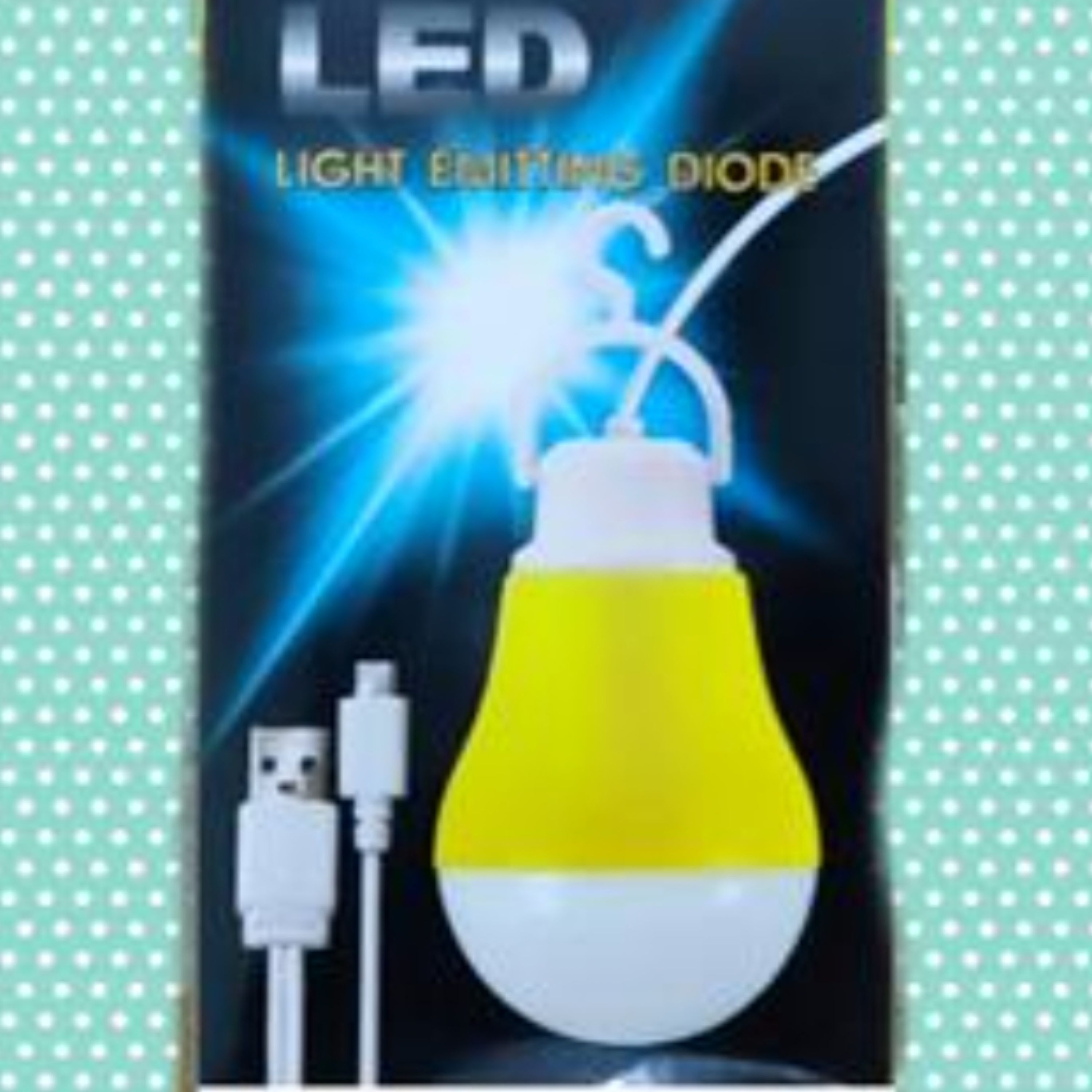 چراغ LED   ولت 5   دارای کابل USB سبک قابلیت همراه داشتن