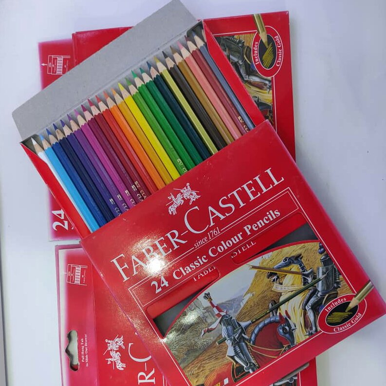 مداد رنگی 24 عددی فابرکاستل اصل