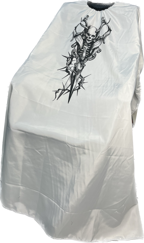 پیشبند آرایشگاه طرح قیچی و اسکلت