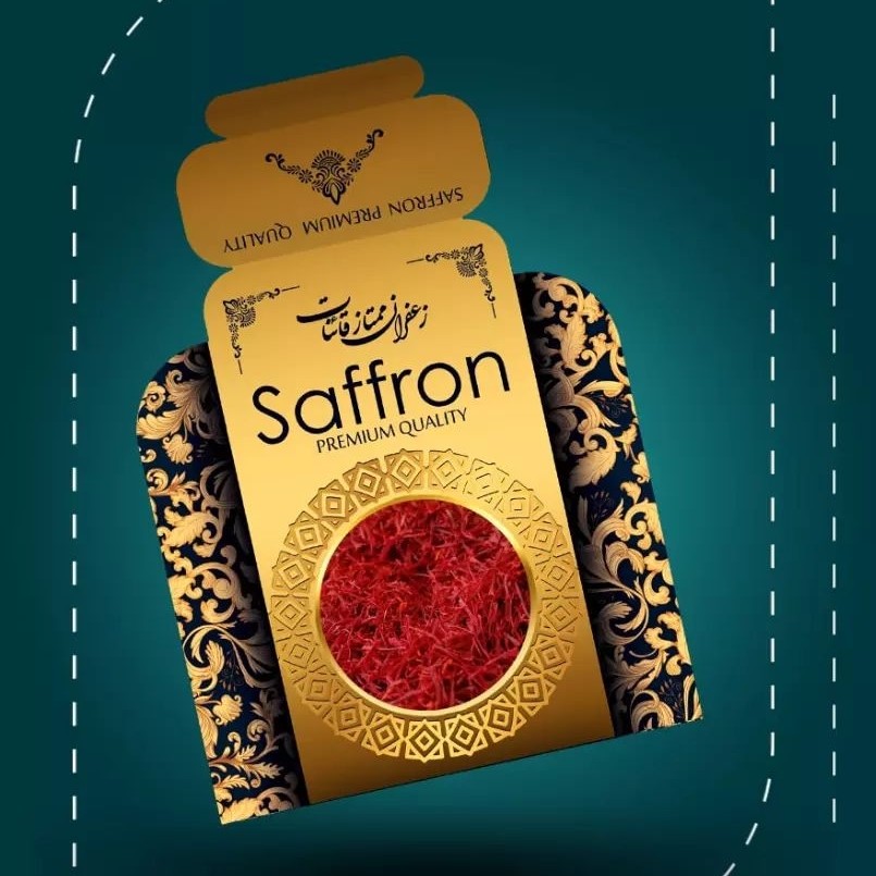 زعفران نگین پرسی. مدل پاکتی. اصلی