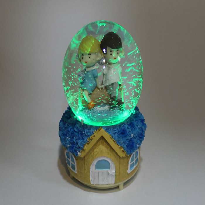 گوی پمپی موزیکال طرح کلبه