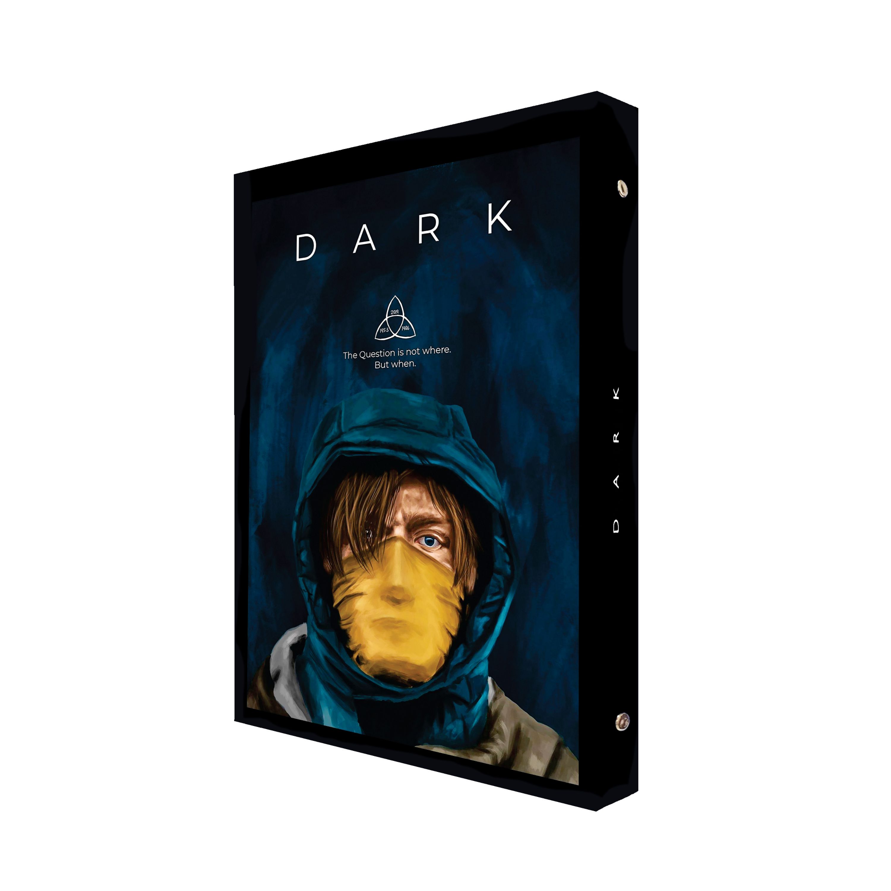دفتر کلاسوری 100 برگ پدیده نقش مدل فیلم و سریال طرح دارک Dark کد 01