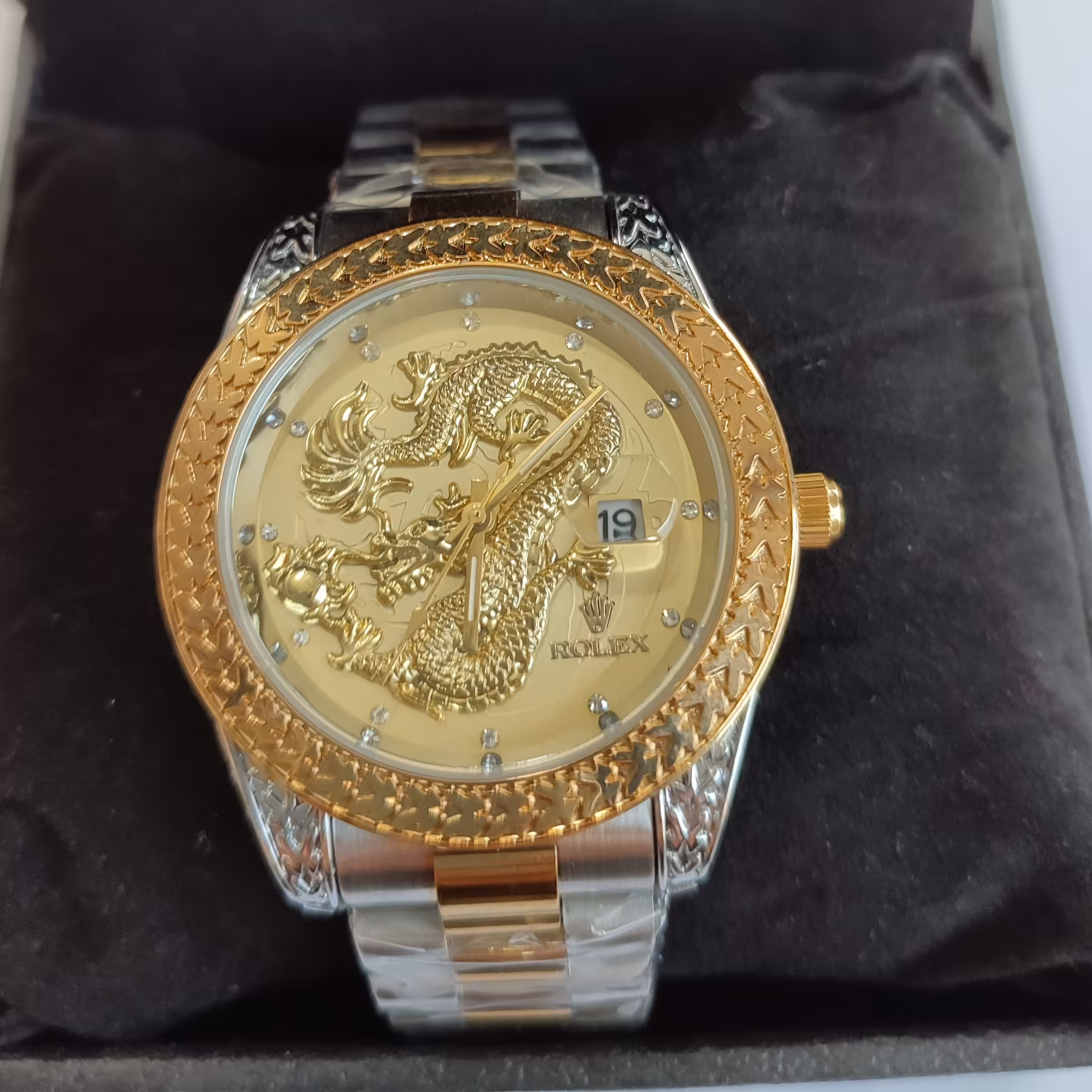 ساعت مردانه رولکس دراگون ضد آب رنگ ثابت 