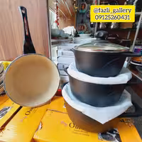 سرویس قابلمه 7پارچه ویکتوریا عروس   قابلمه عروس سرویس عروس قابلمه چدن گرانیت عروس