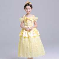 لباس دیو و دلبر پرنسس بلا به همراه اکسسوری کامل کد 121103NEW