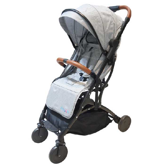 کالسکه مسافرتی طوسی بیبی فورلایف Baby4life