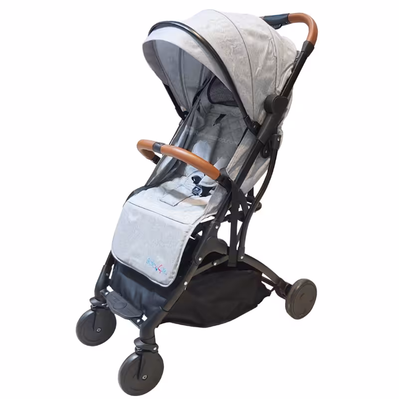 کالسکه مسافرتی طوسی بیبی فورلایف Baby4life