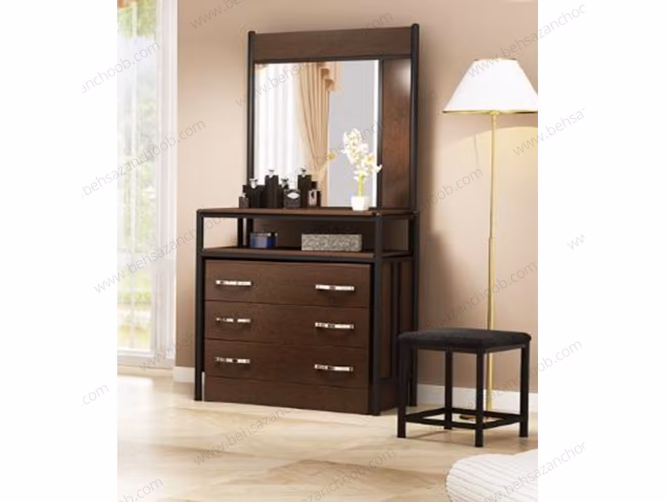 میز آرایش سه کشو کد 305