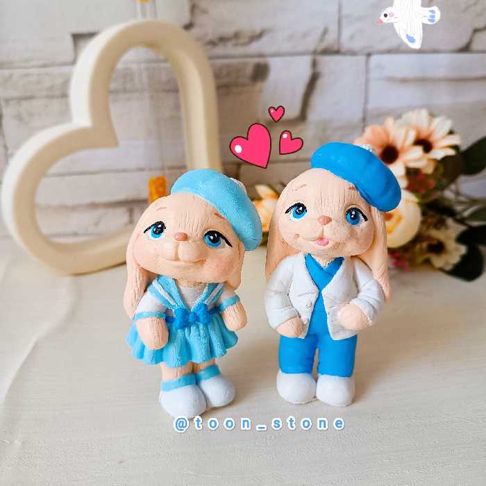 قالب سیلیکونی خرگوش دختر و پسر 