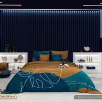 ست روتختی دونفره طرح هاوایی اسپرت برند دلین