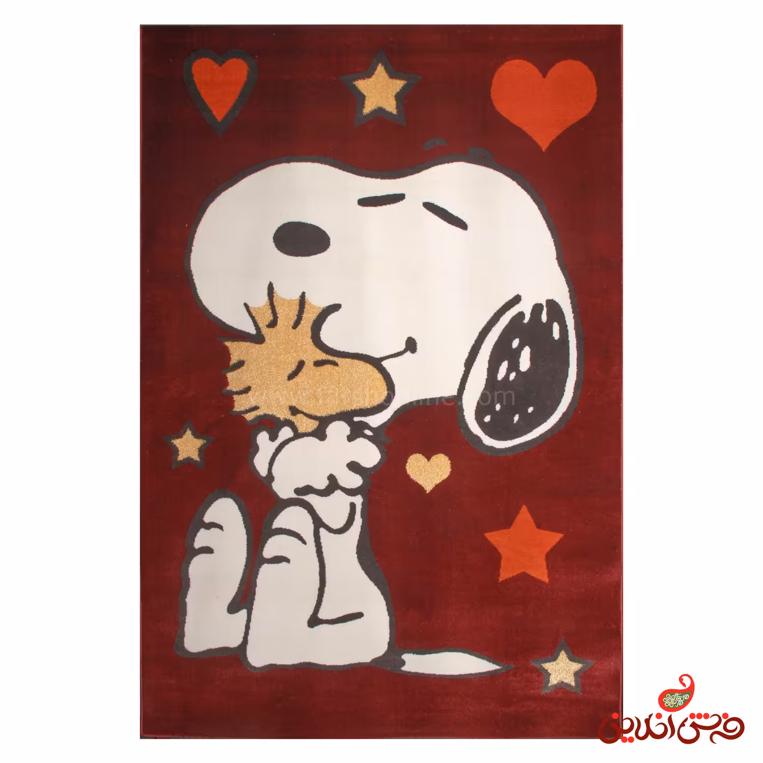 فرش ساوین کد 8024 عنابی