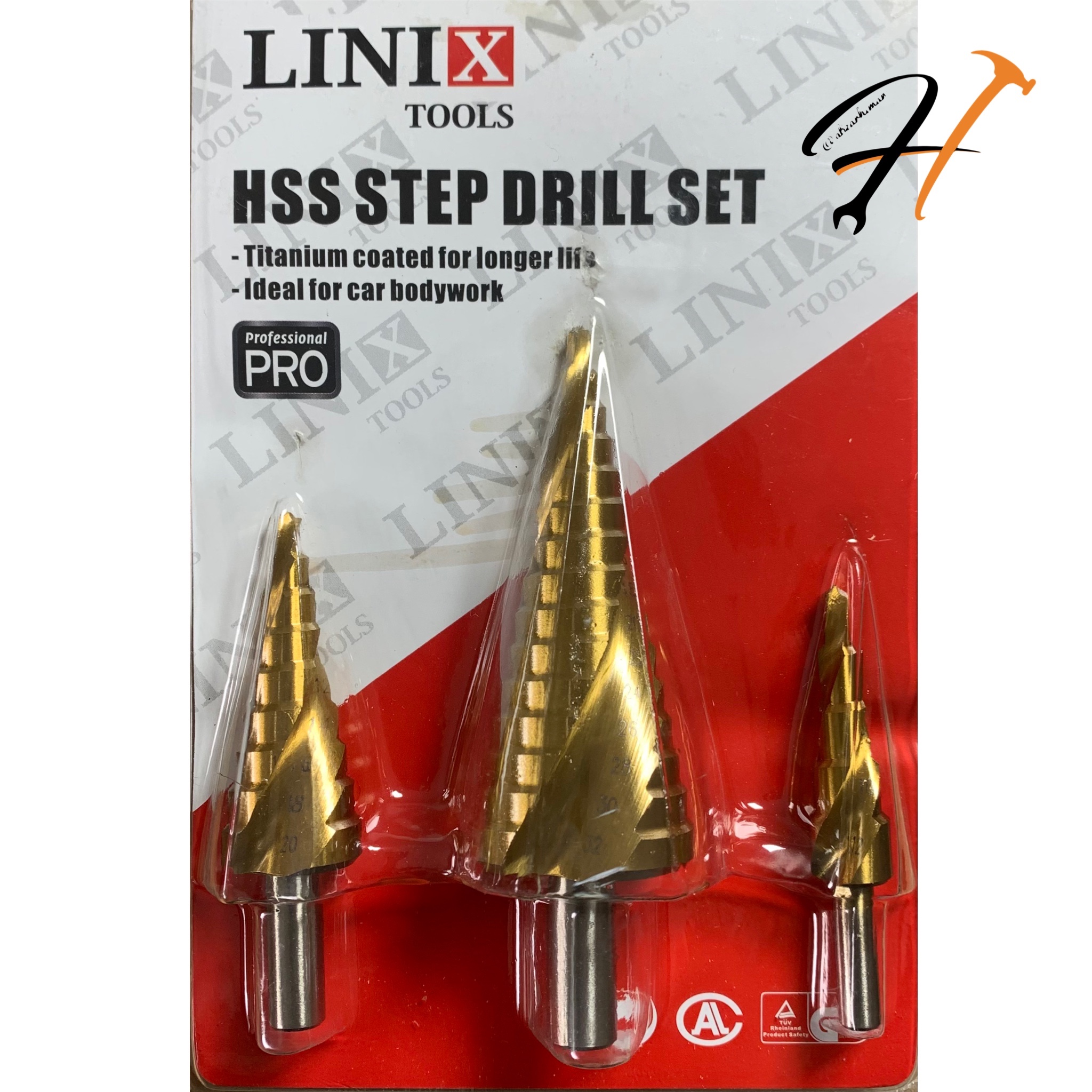 مته کاجی شیار مارپیچ مجموعه 3 عددی