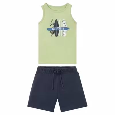 ست بچگانه برند آلمانی lupilu سایز 1تا2 سال لوپیلو رنگ سبز